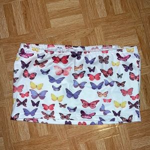 ALL MUST GO SHEIN butterfly tube top